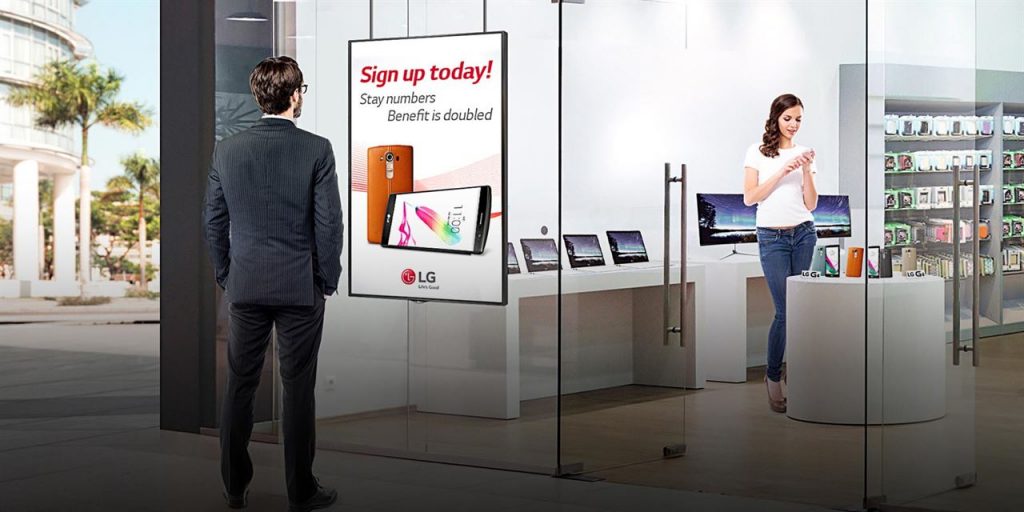 commercial LCD display