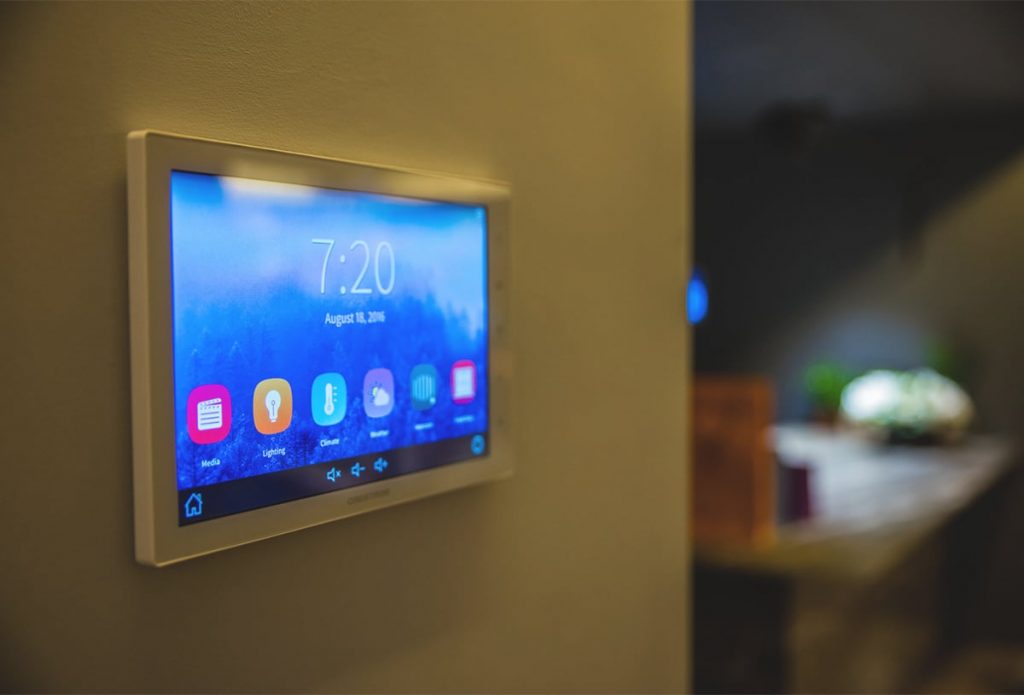 smart home LCD display